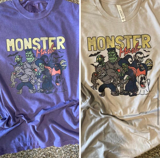 Vintage monster mash tee