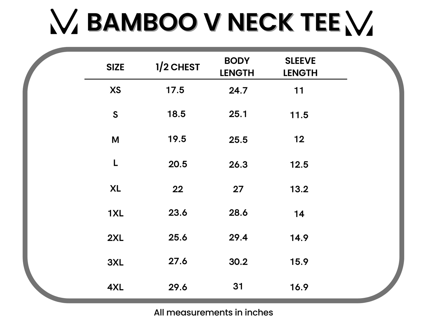 IN STOCK Bamboo V Neck Tee - Blue FINAL SALE