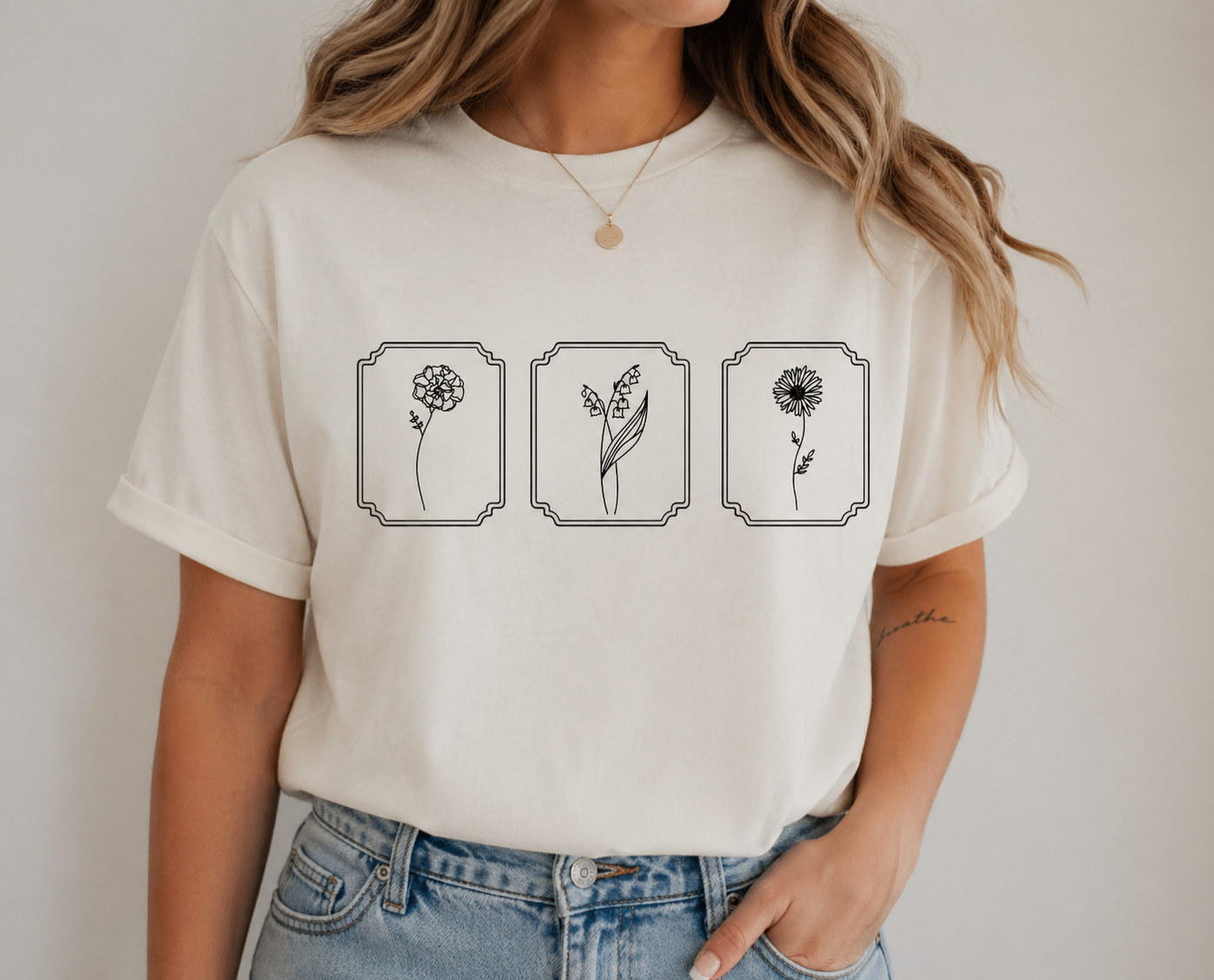 Birth flower tees