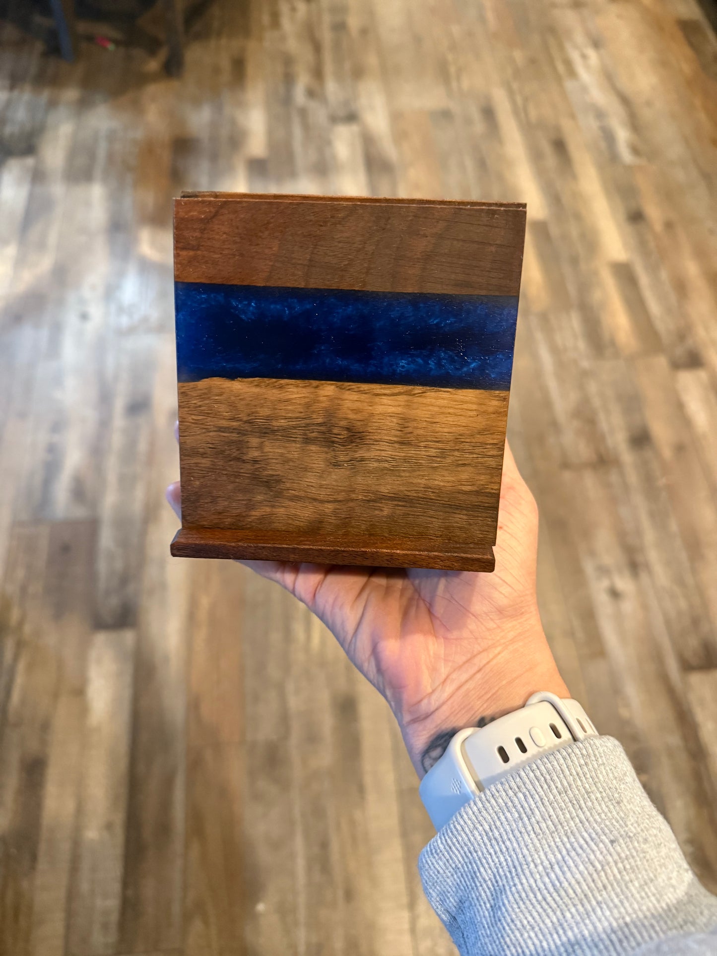 Resin Walnut Coasters