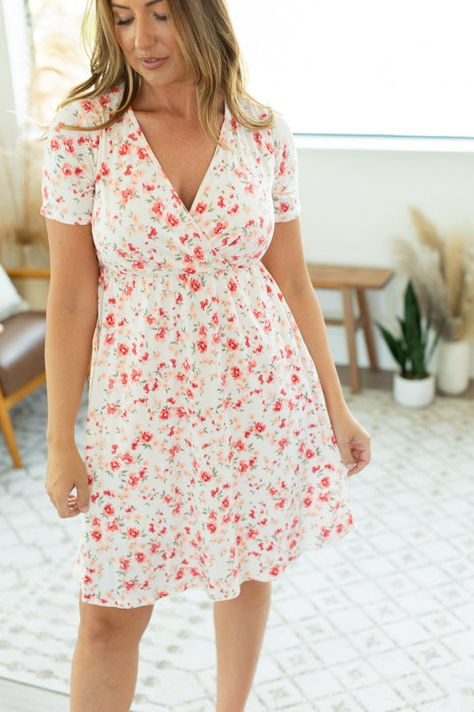 IN STOCK Tinley Dress - Ivory Floral FINAL SALE